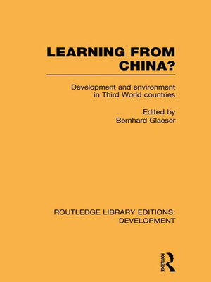 cover image of Learning From China?
